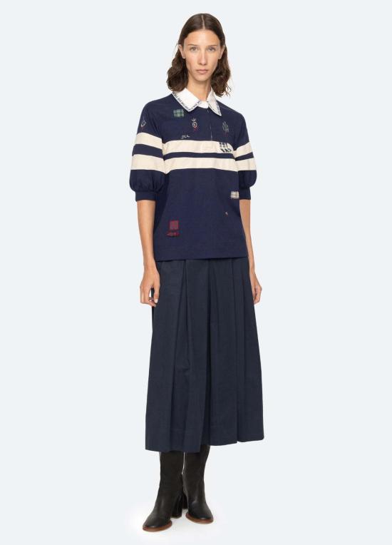  씨뉴욕 폴로 티셔츠 씨 니 클레어 럭비 셔츠 - SEA NY