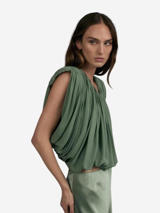  에어룸 블라우스 헤리티지 레나타 탑 - HEIRLOME