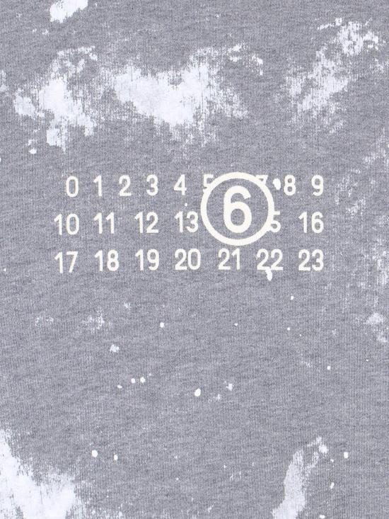  MM6 메종마르지엘라 긴팔 티셔츠 Mm6 메종 마르지엘라 로고 스웨트셔츠 그레이 - MM6 MAISON MARGIELA