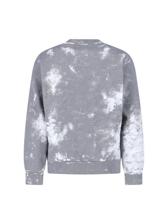  MM6 메종마르지엘라 긴팔 티셔츠 Mm6 메종 마르지엘라 로고 스웨트셔츠 그레이 - MM6 MAISON MARGIELA
