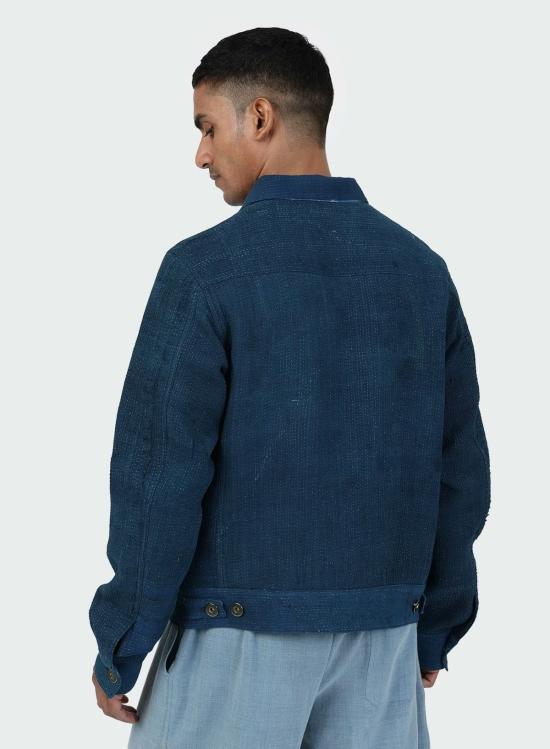  카르도 데님 자켓 크래프트 마빈 트러커 재킷 빈티지 칸타 인디고 - KARDO