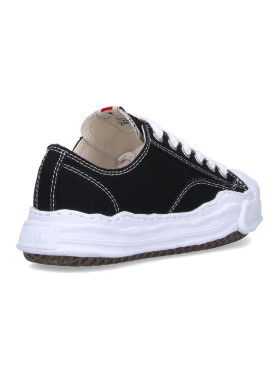 26SS 메종 미하라 야스히로 행크 OG 솔 캔버스 로우탑 A05FW702 BLACK Black - MAISON MIHARA YASUHIRO
