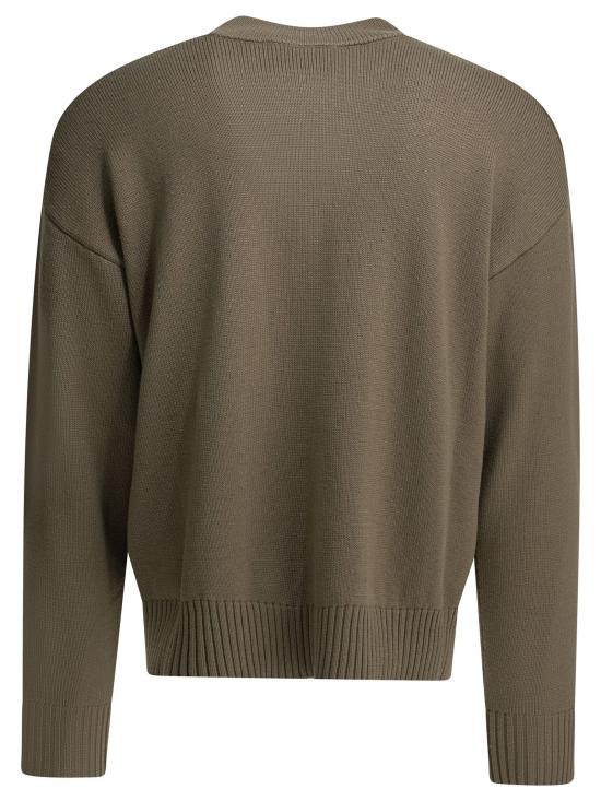 26SS 아미 울 드 하트 가디건 UKC380 KN0156 A117 Beige - AMI