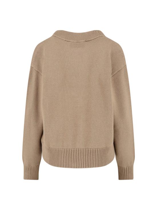 26SS 아미 울 드 하트 가디건 UKC380 KN0156 A117 Beige - AMI