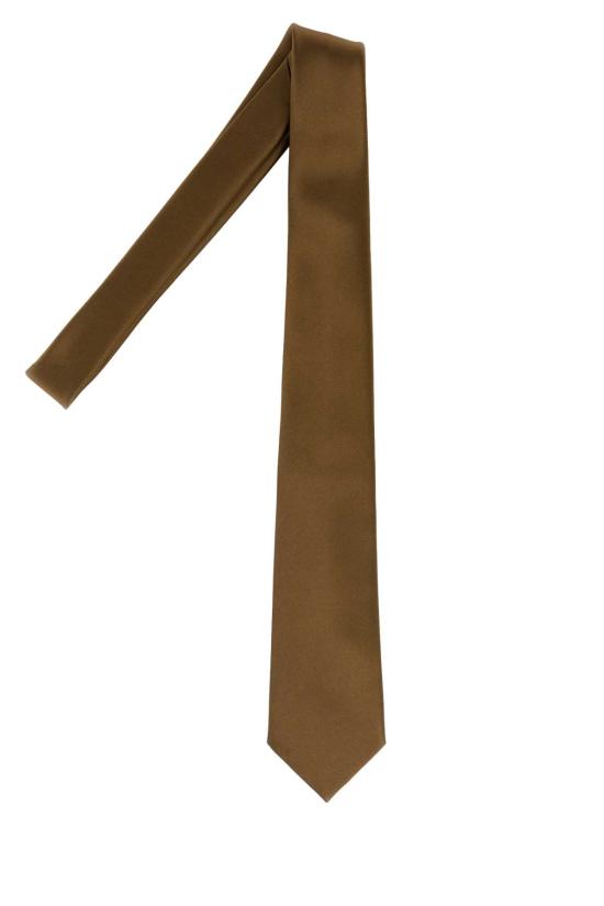 26SS 생로랑 넥타이 8583553Y011 2900 Camel - SAINT LAURENT