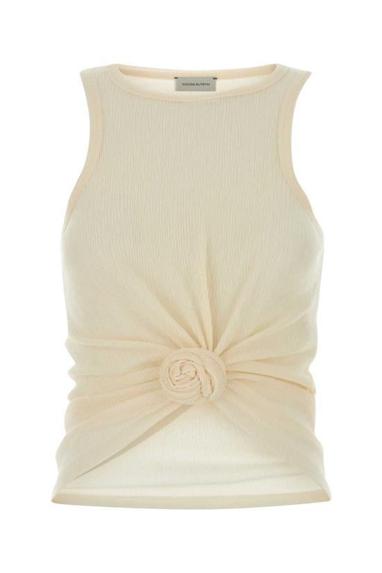 26SS 마그다뷰트림 스웨터 141526 CREAM Yellow