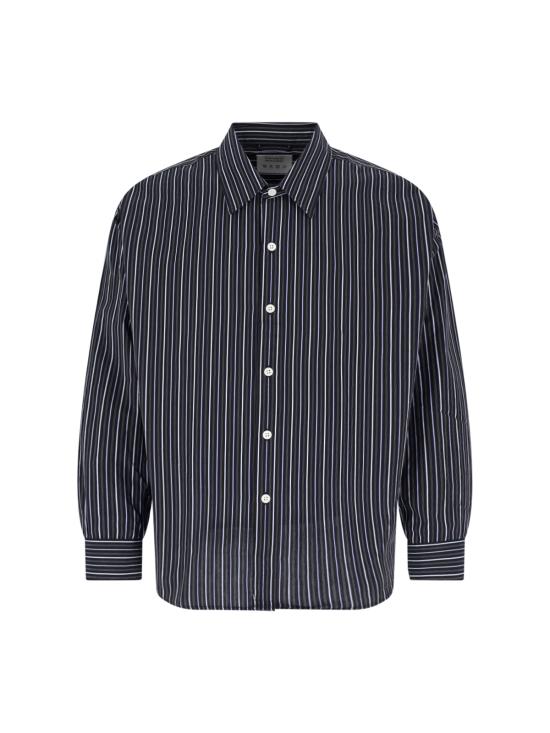 26SS 엠에프펜 긴팔 셔츠 M126 006 BLACK OFFICE STRIPE Black