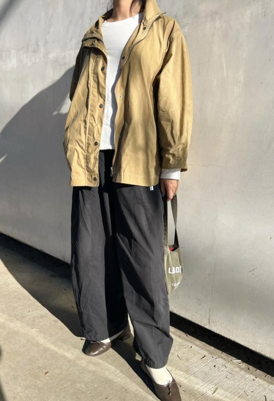  르 본 숍 자켓 르봉 쇼페 블레어 왁스 코튼 재킷 카키 - Le Bon Shoppe