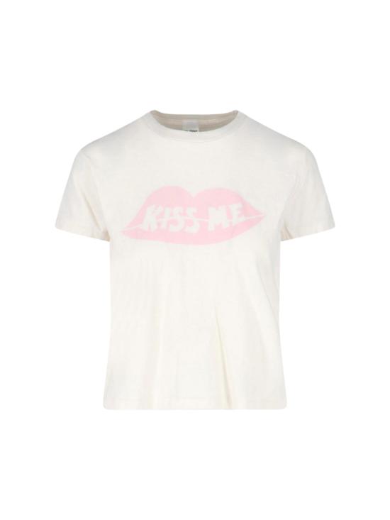 26SS 리던 반팔 티셔츠 024 02WBXT007 VINTAGE WHITE White