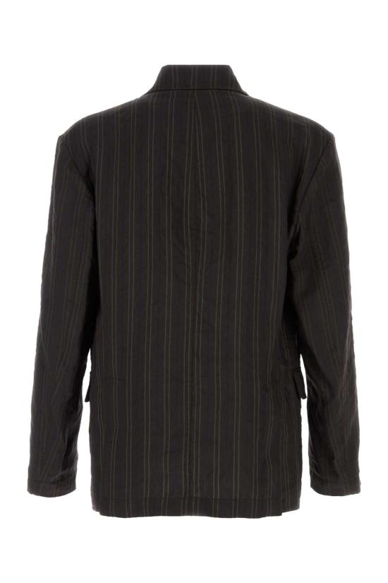 26SS 살바토레 페라가모 자켓 145443793130 EXPRESSONEWNAVY Stripped - SALVATORE FERRAGAMO