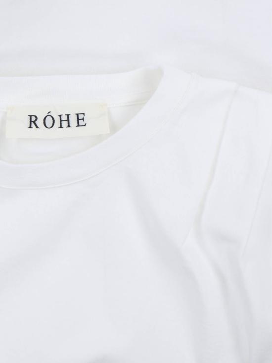 26SS 로에 반팔 티셔츠 416 20 206 100 303 White - ROHE