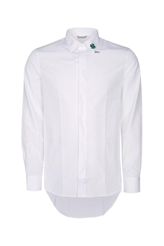 26SS 디올 긴팔 셔츠 683C560B1581 086 WHIMWHITE