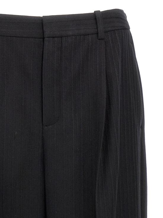  생로랑 스트레이트 팬츠 90 팬츠 블랙 - SAINT LAURENT