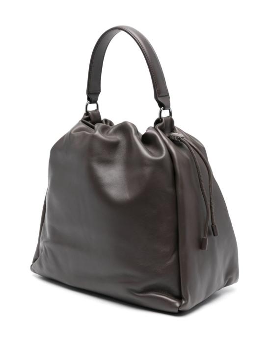 26SS 브루넬로 쿠치넬리 소프트 가죽 멜로우 버킷 백 MBGPD3611 C8279 Brown - BRUNELLO CUCINELLI