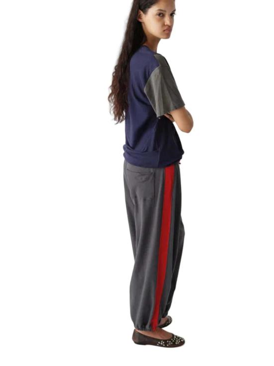  기마구아스 트레이닝/조거 팬츠 에마뉘엘 팬츠 그레이/레드 - GIMAGUAS