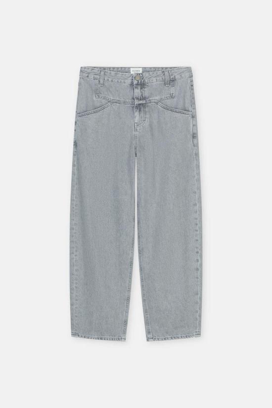  클로즈드 데님 팬츠 스토버 X Mg 데님 배럴 진 미드 그레이