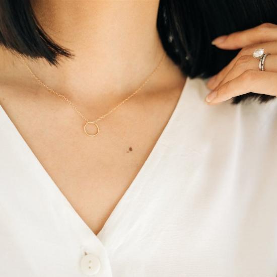  쉬나 마샬 주얼리 목걸이/팬던트 시나 마샬 주얼리 솔 서클 펜던트 목걸이 (골드 필드) - SHEENA MARSHALL JEWELRY