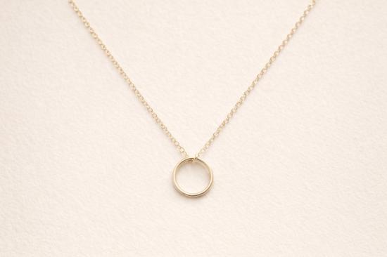  쉬나 마샬 주얼리 목걸이/팬던트 시나 마샬 주얼리 솔 서클 펜던트 목걸이 (골드 필드)