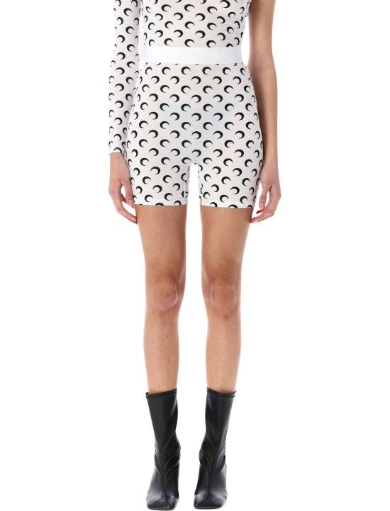  마린세르 숏팬츠 마린 세르 리사이클드 문 쇼츠 화이트 블랙 문
