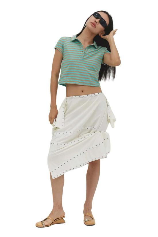  파이드 미 나우 블라우스 Find Me Now Lua Snap 멀티웨어 드레스/탑 밀크 - FIND ME NOW