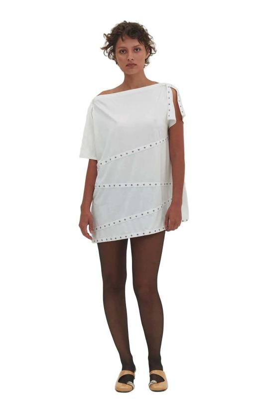  파이드 미 나우 블라우스 Find Me Now Lua Snap 멀티웨어 드레스/탑 밀크 - FIND ME NOW