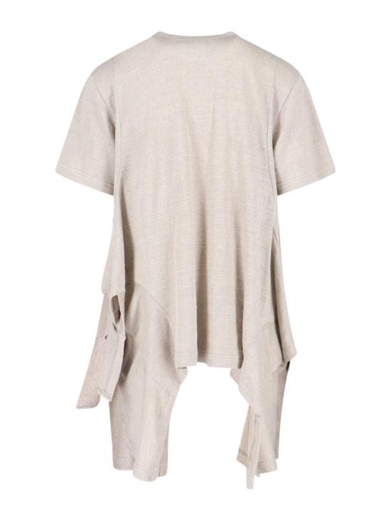 26SS 꼼데가르송 반팔 티셔츠 GQ T003 S26 1 Beige - COMME DES GARCONS