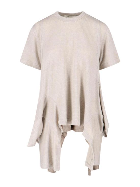 26SS 꼼데가르송 반팔 티셔츠 GQ T003 S26 1 Beige