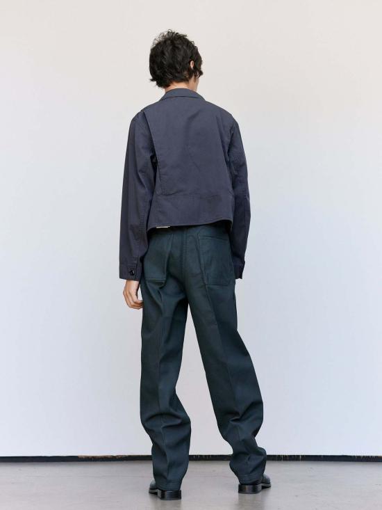  르메르 자켓 콜 컴팩트 코튼 트윌 숏 유틸리티 재킷 - LEMAIRE