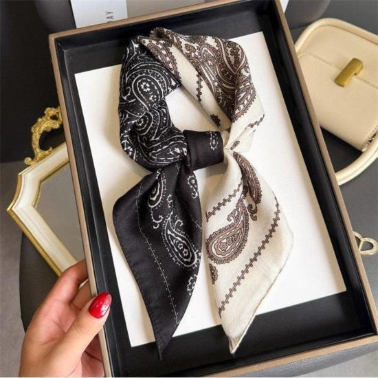  The Collective Park City 머플러/스카프 더 콜렉티브 파크 시티 페이즐리 콘트라스트 스카프 - OTHER BRANDS