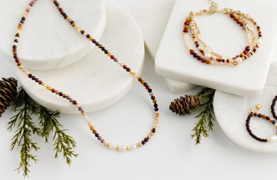  비 벨라 목걸이/팬던트 무카이트 목걸이 - VI BELLA