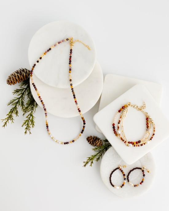  비 벨라 목걸이/팬던트 무카이트 목걸이 - VI BELLA