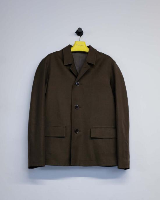  르메르 코트 울 & 린넨 하프  재킷 - LEMAIRE