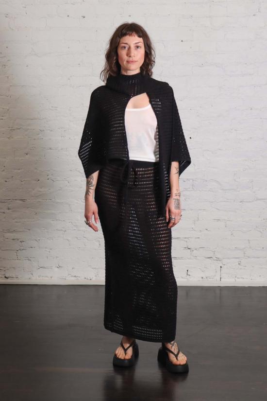  로렌 마누지안 머플러/스카프 로렌 마누기안 네트 랩 스카프