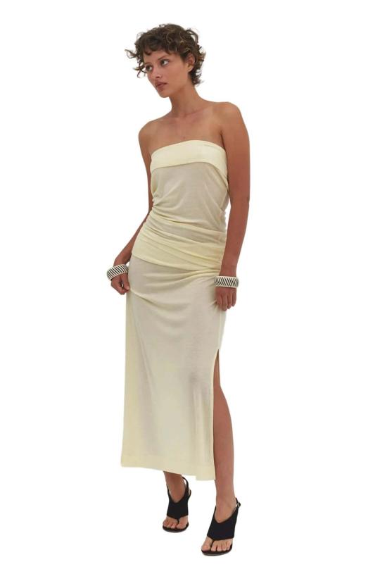  파이드 미 나우 민소매 티셔츠 Find Me Now 나라 튜브탑 버터 - FIND ME NOW