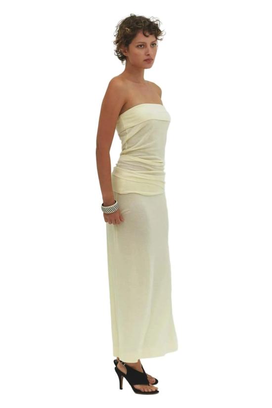  파이드 미 나우 민소매 티셔츠 Find Me Now 나라 튜브탑 버터 - FIND ME NOW