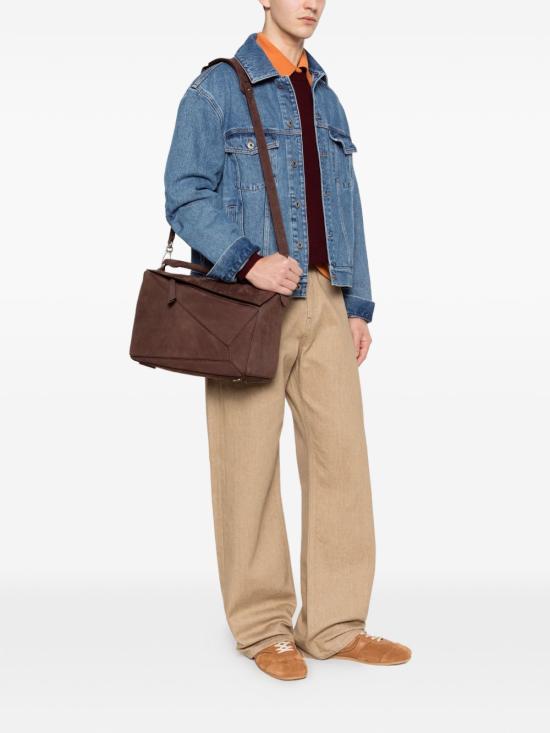 26SS 로에베 숄더백 B510PNL X050018 Marrone scuro - LOEWE