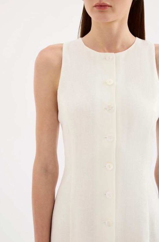  Nude Lucy 숏 원피스 누드 루시 마지 린넨 미니 드레스 화이트 - OTHER BRANDS