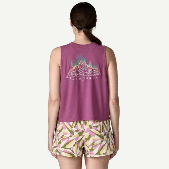  파타고니아 민소매 티셔츠 카필린 쿨 트레일 크롭 탱크탑 - PATAGONIA