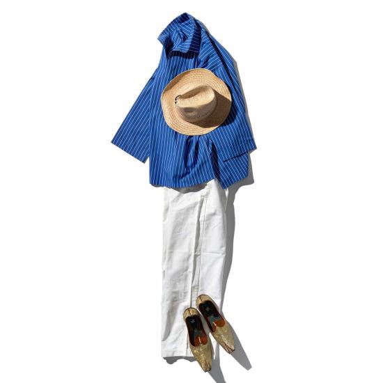  Puebco 셔츠 푸에브코 코튼 스트라이프 셔츠 - PUEBCO