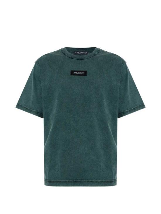 26SS 돌체앤가바나 반팔 티셔츠 G8RI4TG7P1O V0707 VERDE SCURISSIMO