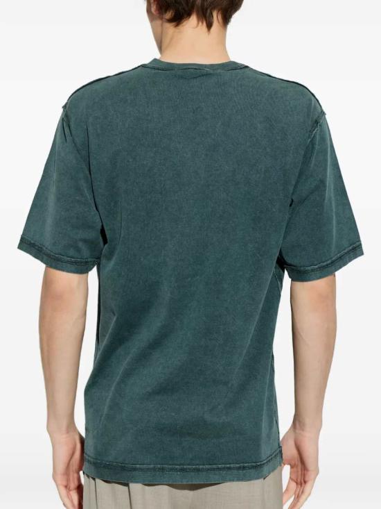 26SS 돌체앤가바나 반팔 티셔츠 G8RI4TG7P1O V0707 VERDE SCURISSIMO - DOLCE & GABBANA