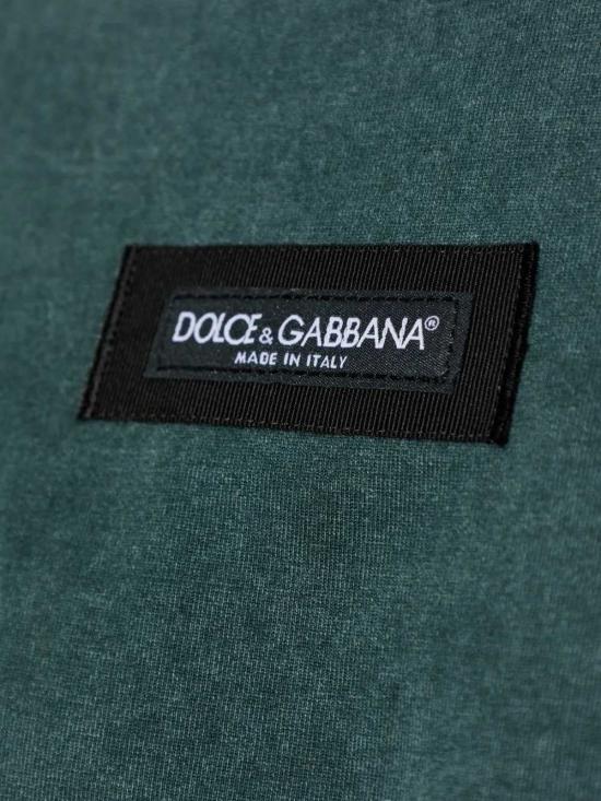 26SS 돌체앤가바나 반팔 티셔츠 G8RI4TG7P1O V0707 VERDE SCURISSIMO - DOLCE & GABBANA