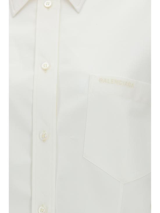 26SS 발렌시아가 셔츠 872318TUM18 9000 WHITE - BALENCIAGA