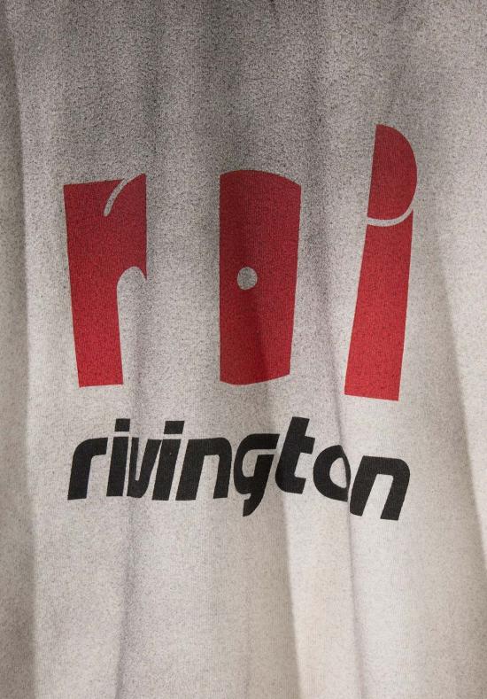  리빙톤 르아 레비스 123 긴팔 티셔츠 리빙턴 로이 레비스 아모르 로이 에너미 Ls 티 맥스 화이트 - RIVINGTON ROI REBIS 123