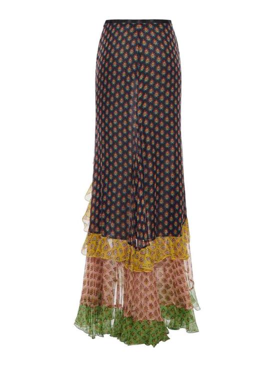 26SS 에트로 미디 스커트 WRFA019899SA1Q5X0811 Multicolour - ETRO