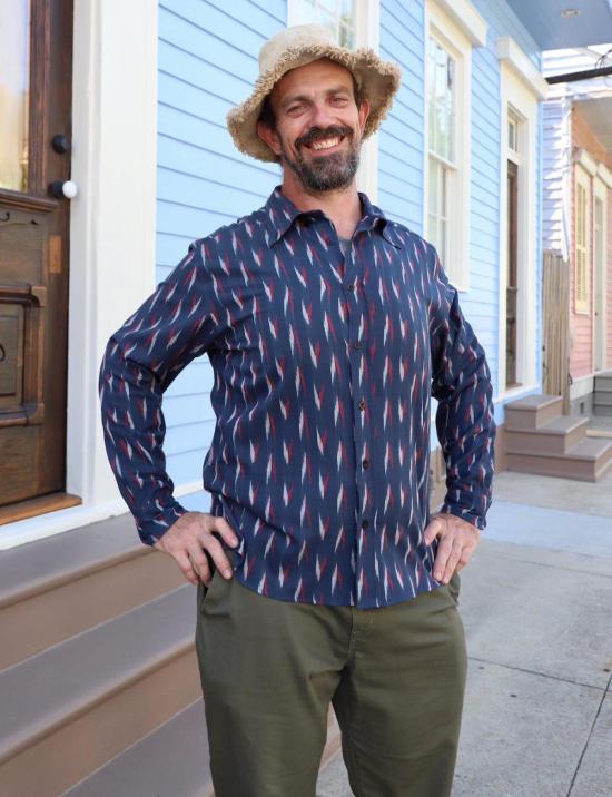  Passion Lilie 셔츠 패션 릴리 마리타임 유기농 면 버튼다운 셔츠 - PASSION LILIE