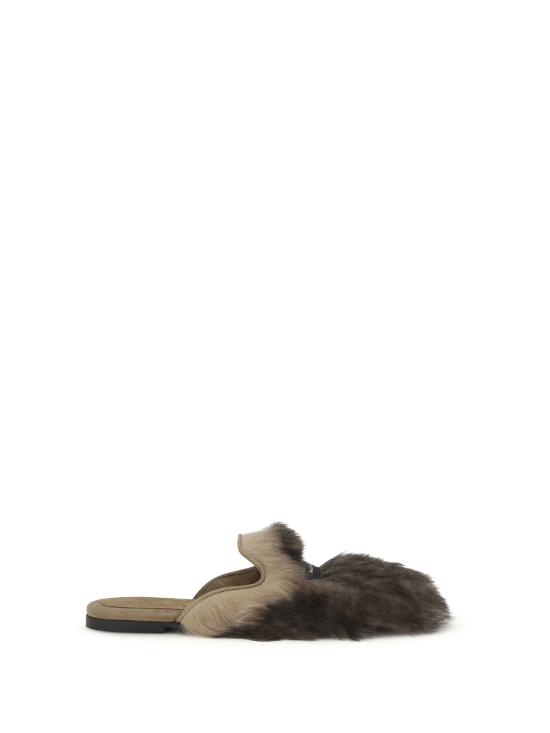 26SS 돌체앤가바나 시어링 스웨이드 슬리퍼 CI0224A9Y93 80093