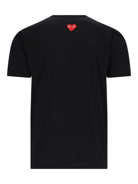 25FW 꼼데가르송 반팔 티셔츠 AXT3400511 Black - COMME DES GARCONS