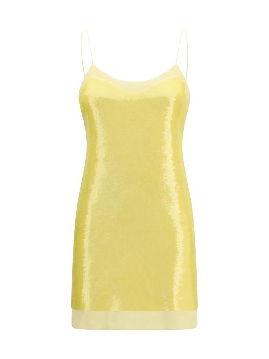 26SS 구찌 원피스 853603ZAF5Z 7281 YELLOW