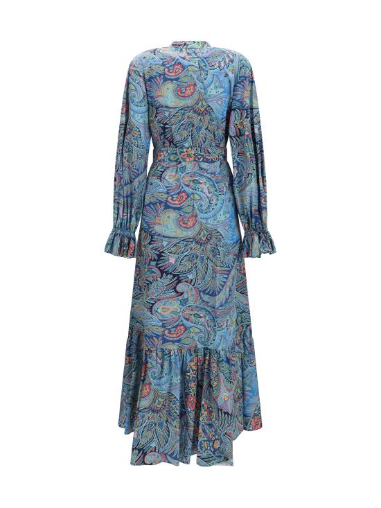 26SS 에트로 미디 원피스 WRHA063199SAEI4 X0887 BLUE - ETRO